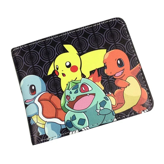 Porte-monnaie / portefeuille Pokemon (30 motifs)