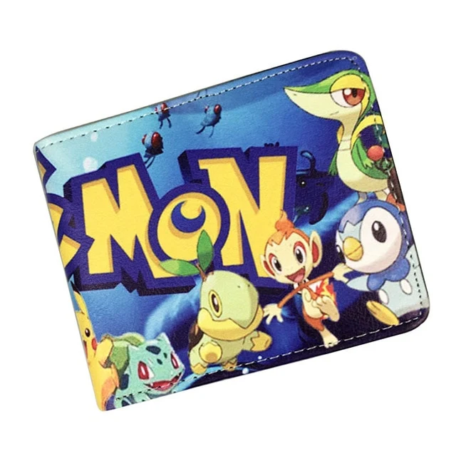 Porte-monnaie / portefeuille Pokemon (30 motifs)