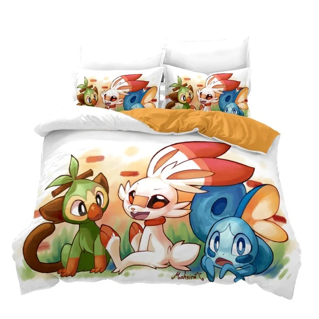 Literie Pokemon (différents modèles et tailles au choix)