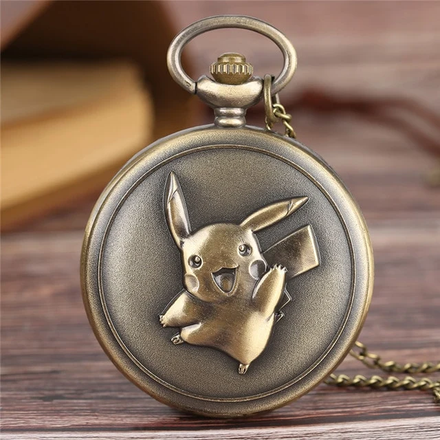 Montre de poche Pokemon Pikachu au design Antken