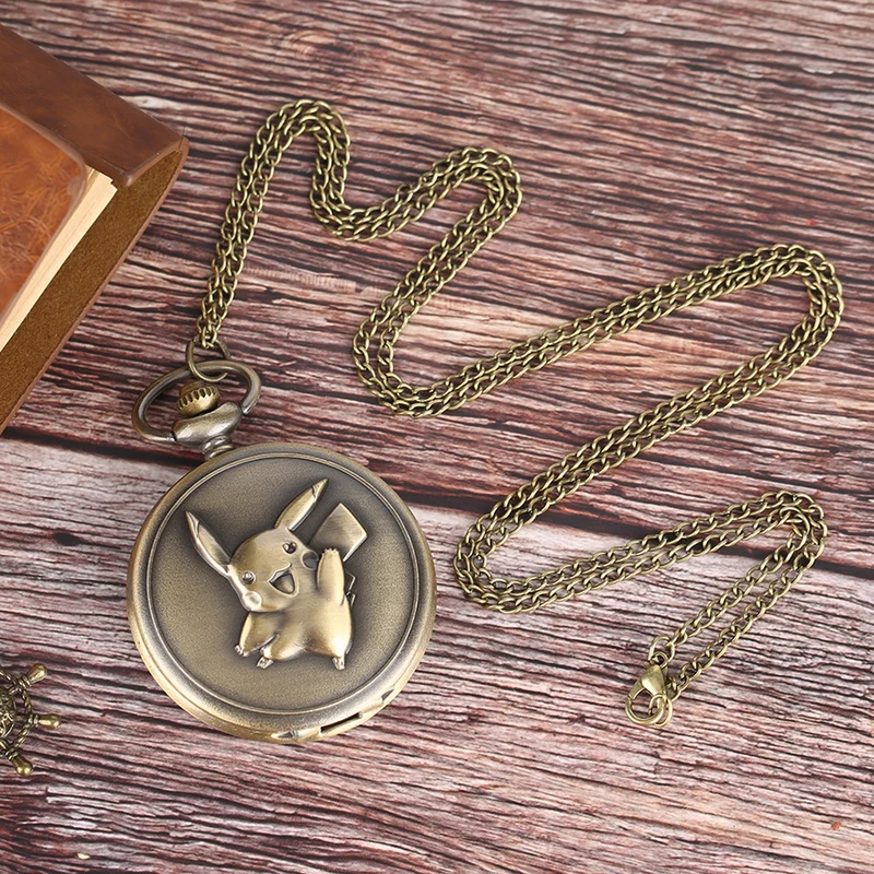 Montre de poche Pokemon Pikachu au design Antken