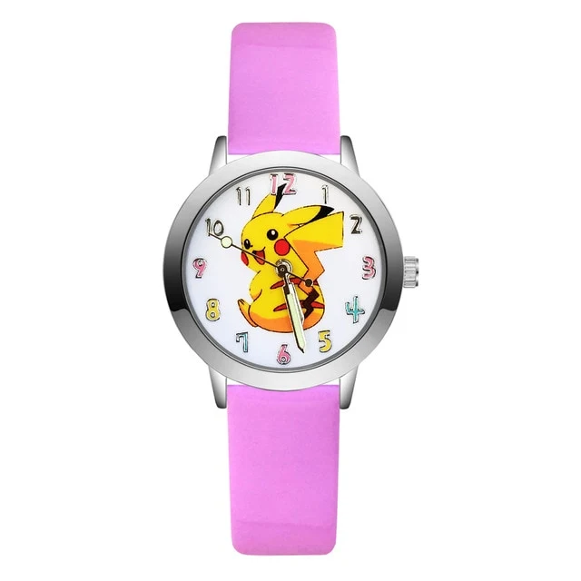 Montre-bracelet Pokemon Pikachu pour enfants (7 modèles au choix)