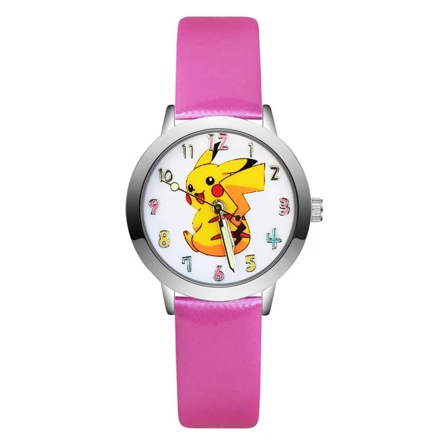 Montre-bracelet Pokemon Pikachu pour enfants (7 modèles au choix)