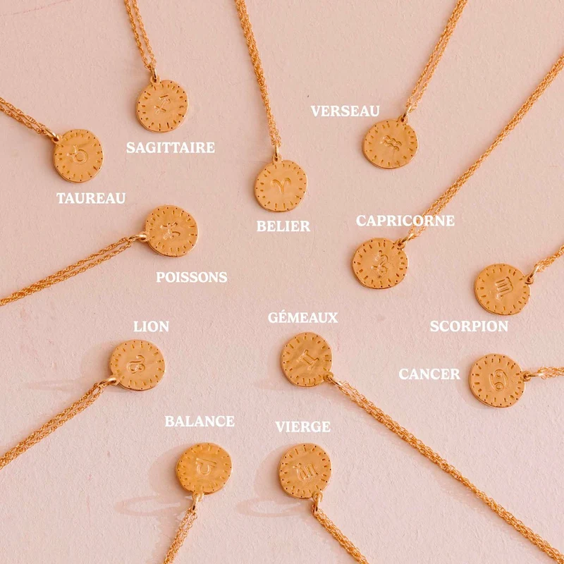 Collier signe astrologique