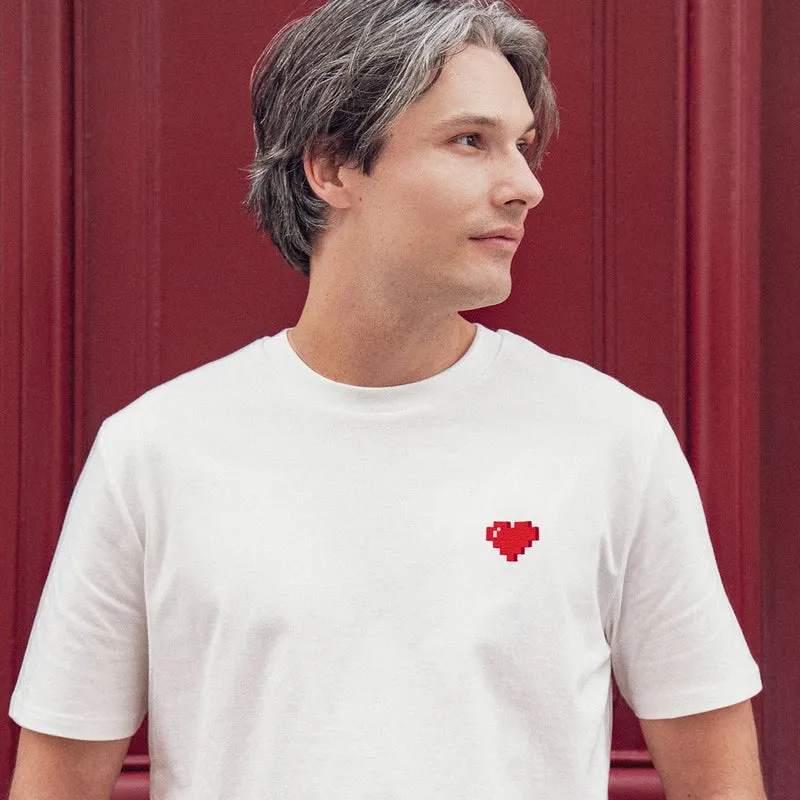 T-shirt cœur mosaïque