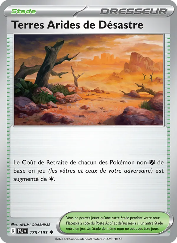 Terres Arides de Désastre 175/193 — EV02 – Évolutions à Paldea — Carte Pokémon française