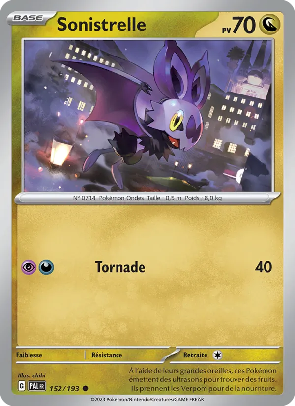Sonistrelle 152/193 — EV02 – Évolutions à Paldea — Carte Pokémon française