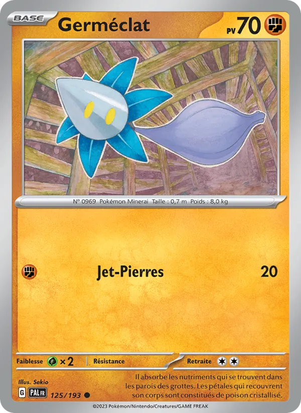 Germéclat 125/193 — EV02 – Évolutions à Paldea — Carte Pokémon française