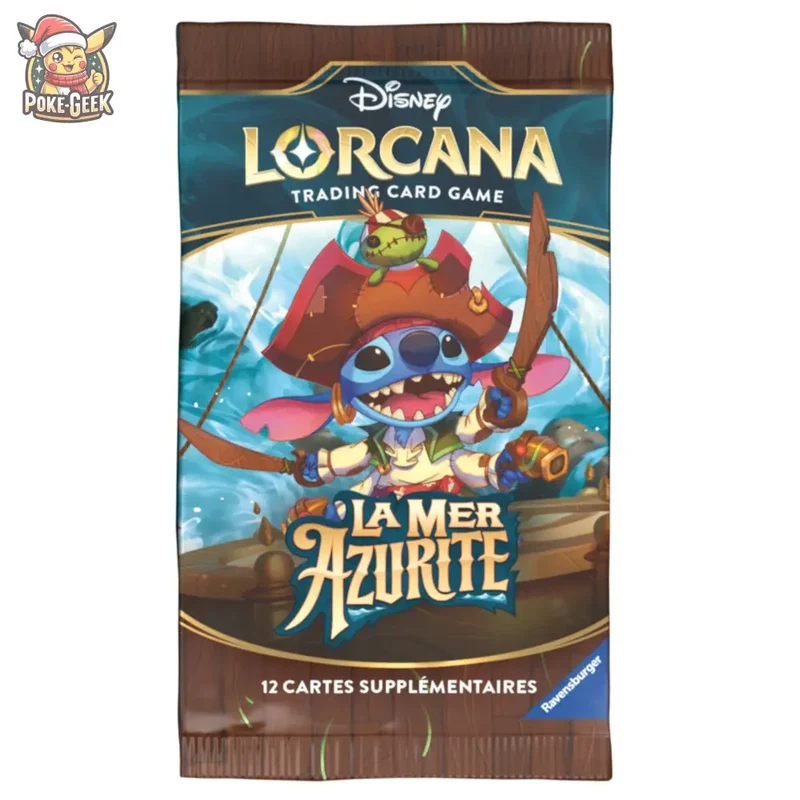 Disney Lorcana JCC : La Mer Azurite - Coffret Collector Stitch - FR