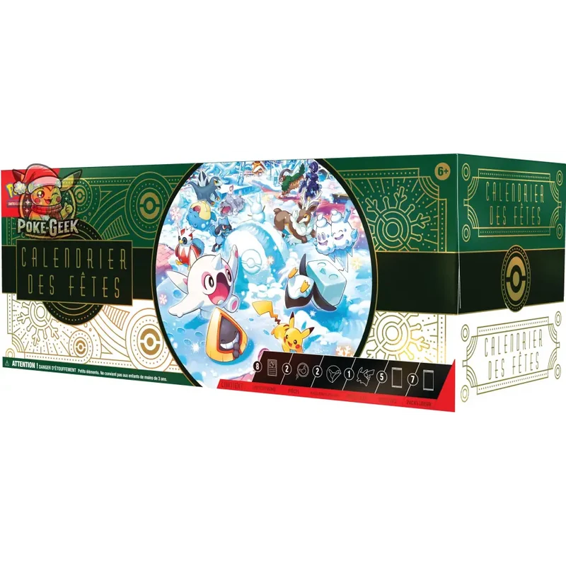 Calendrier de l’Avent Pokémon 2024 - FR