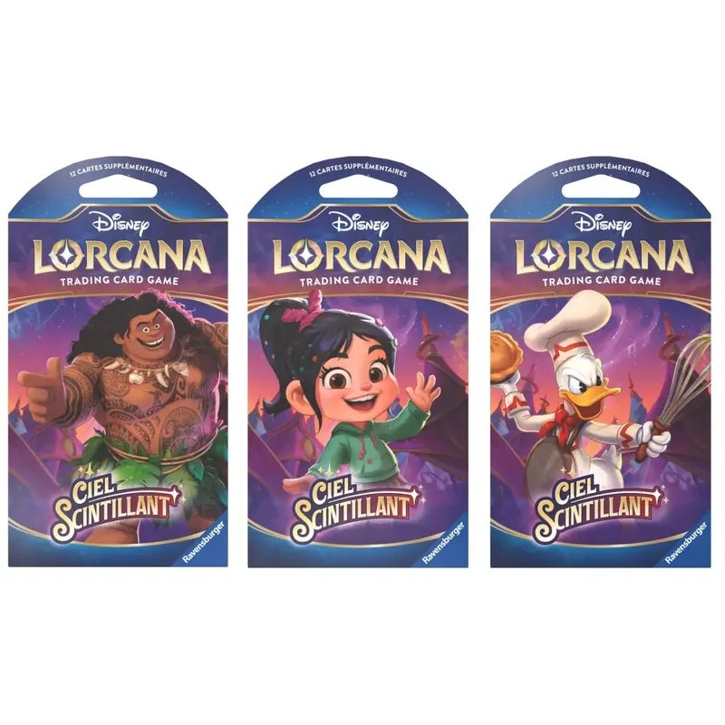 Disney Lorcana JCC : Ciel Scintillant - Booster (Blister cartonné) - FR