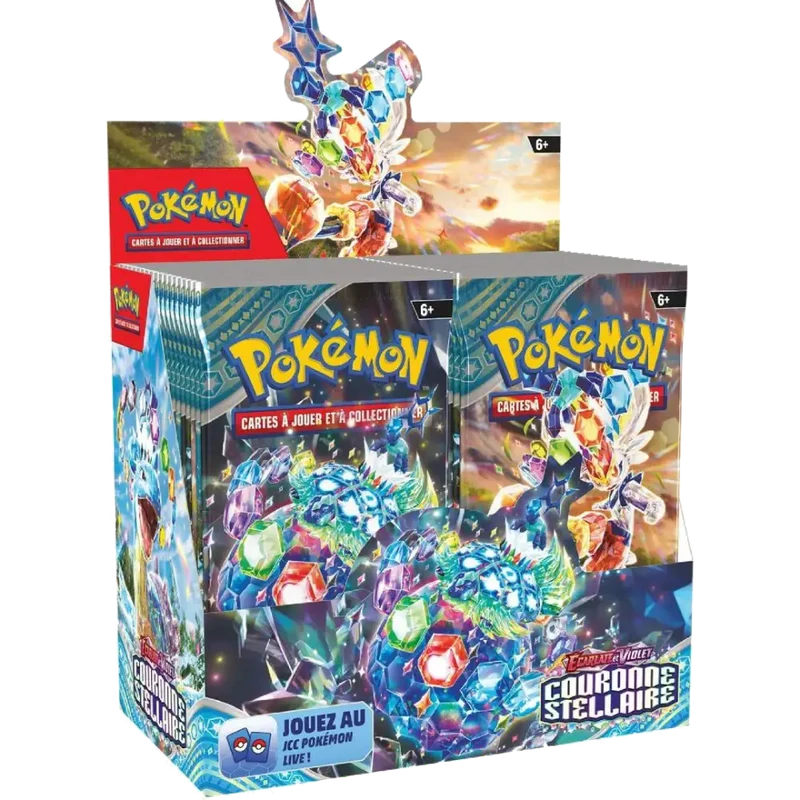 Display Pokémon Couronne Stellaire EV 7 – 36 Boosters - FR