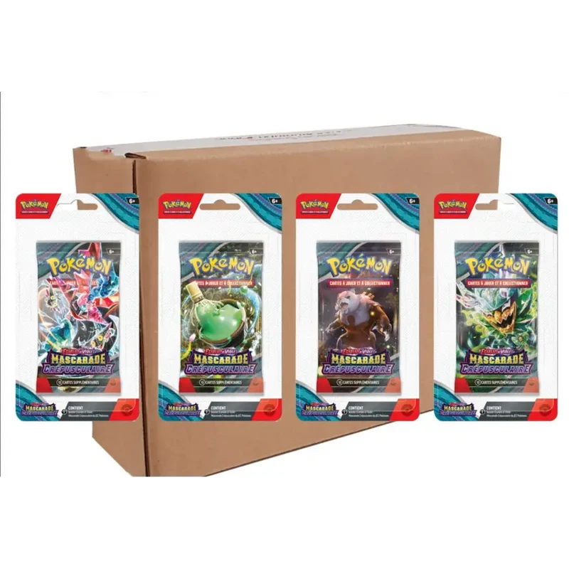 Pokémon - Carton de 36 Boosters sous Blister EV06 : Mascarade Crépusculaire FR