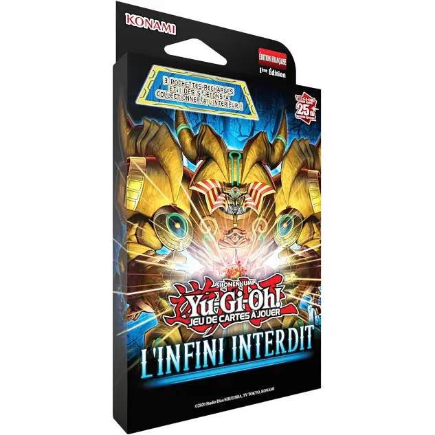 YU-GI-OH! JCC - PACK DE 3 BOOSTERS L'INFINI INTERDIT (BLISTER CARTONNÉ) - FR