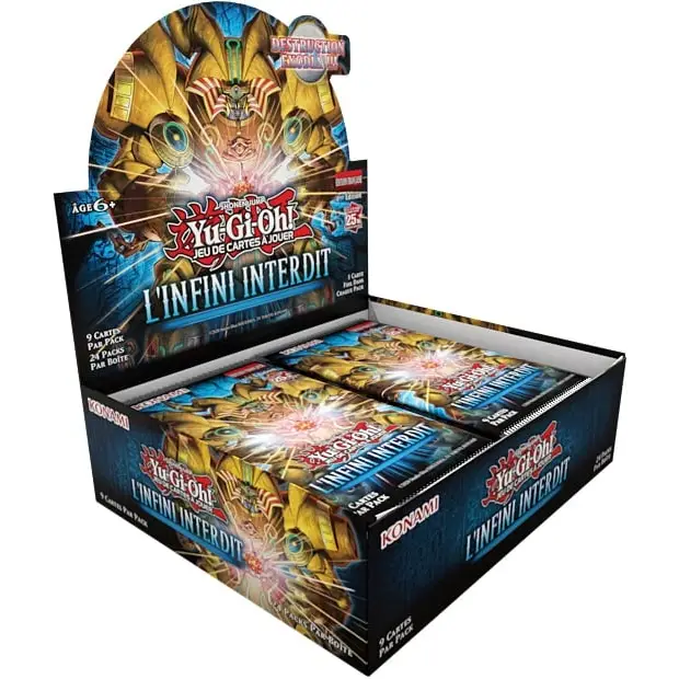 YU-GI-OH! DISPLAY DE PACK DE BOOSTER L'INFINI INTERDIT (24 BOOSTERS) - FR