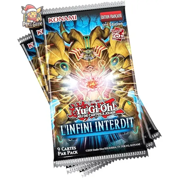 YU-GI-OH! DISPLAY DE PACK DE BOOSTER L'INFINI INTERDIT (24 BOOSTERS) - FR