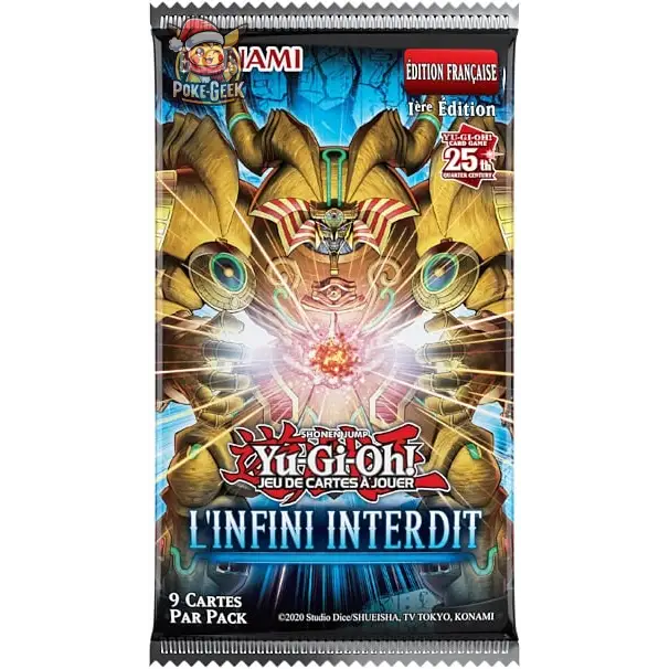 YU-GI-OH! DISPLAY DE PACK DE BOOSTER L'INFINI INTERDIT (24 BOOSTERS) - FR
