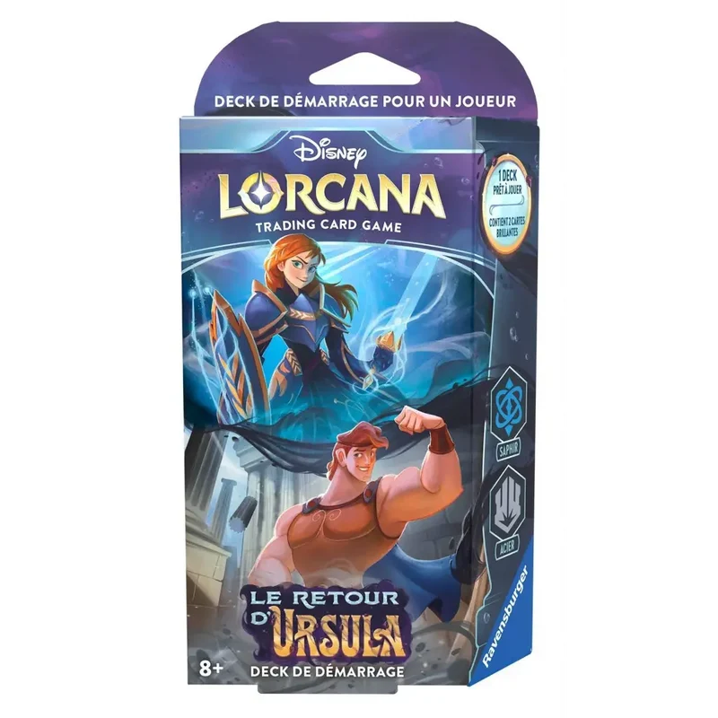 Disney Lorcana – Deck de Démarrage Le Retour d'Ursula – Anna & Hercule – Français