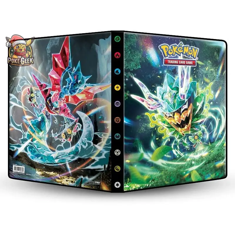 Portfolio Ultra Pro Pokémon – Mascarade Crépusculaire – Ogerpon – 9 Pochettes A4