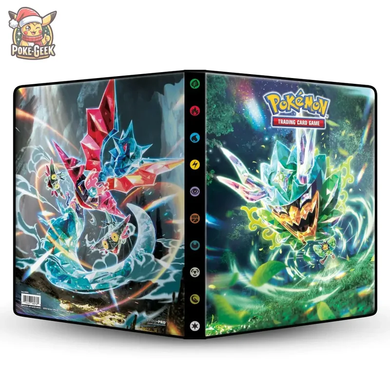 Portfolio Ultra Pro Pokémon – Mascarade Crépusculaire – Ogerpon – 9 Pochettes A4