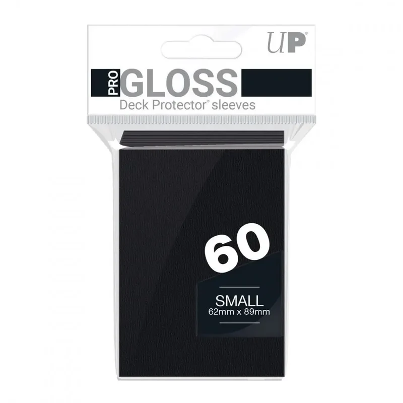 Sleeves Ultra Pro Mini Format Japonais – Noir – Lot de 60 Protège-Cartes TCG