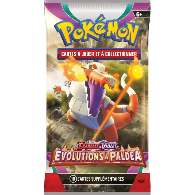 Booster EV02 Évolutions à Paldea (1 Booster aléatoire) – FR