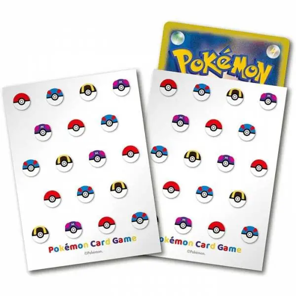 Sleeves Pokémon 64 Monster Ball Design – Japonais