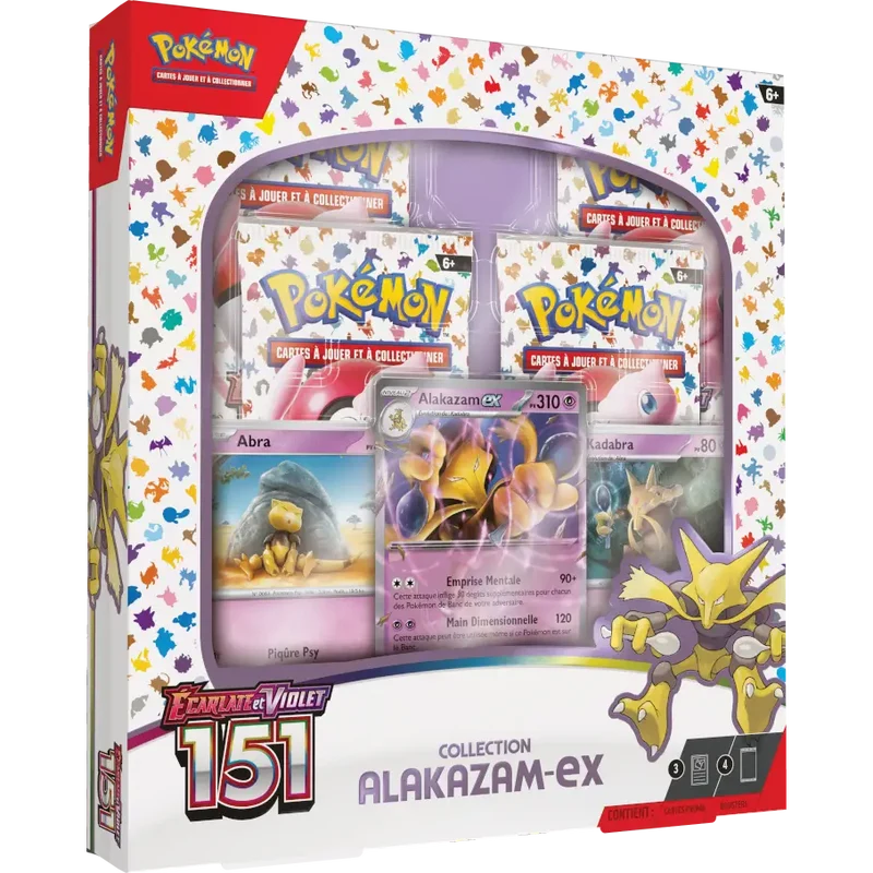 Pokémon - Coffret Écarlate et Violet 151 Alakazam-ex