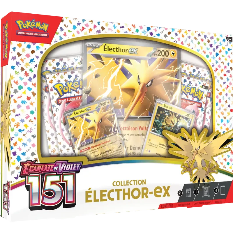 Pokémon - Coffret Électhor-EX Écarlate et Violet 151 EV03.5 FR