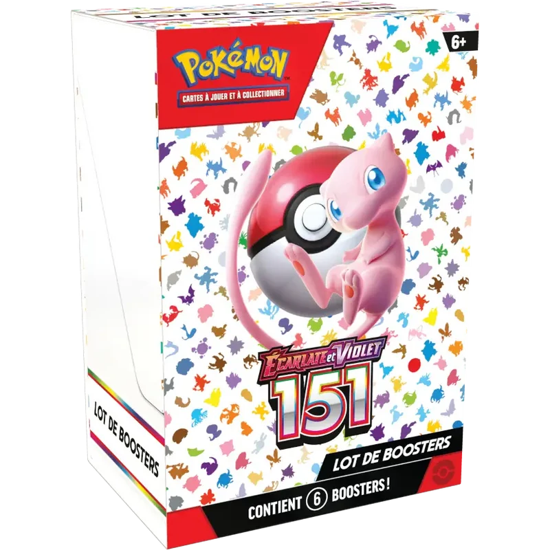 Pokémon - Bundle 6 Boosters EV3.5 Écarlate et Violet 151 - FR