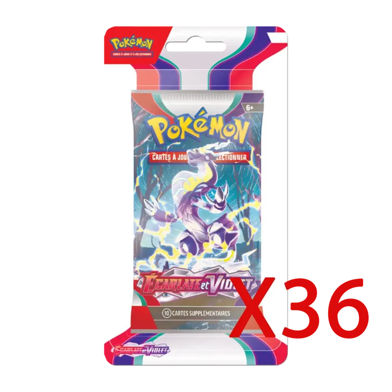 Carton Boosters sous blister Pokémon Écarlate Violet – EV1 - FR