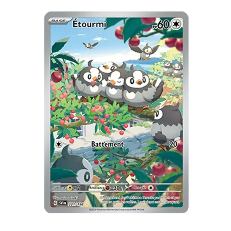 IR - Pokemon - Écarlate et Violet de Base - Étourmi 221/198