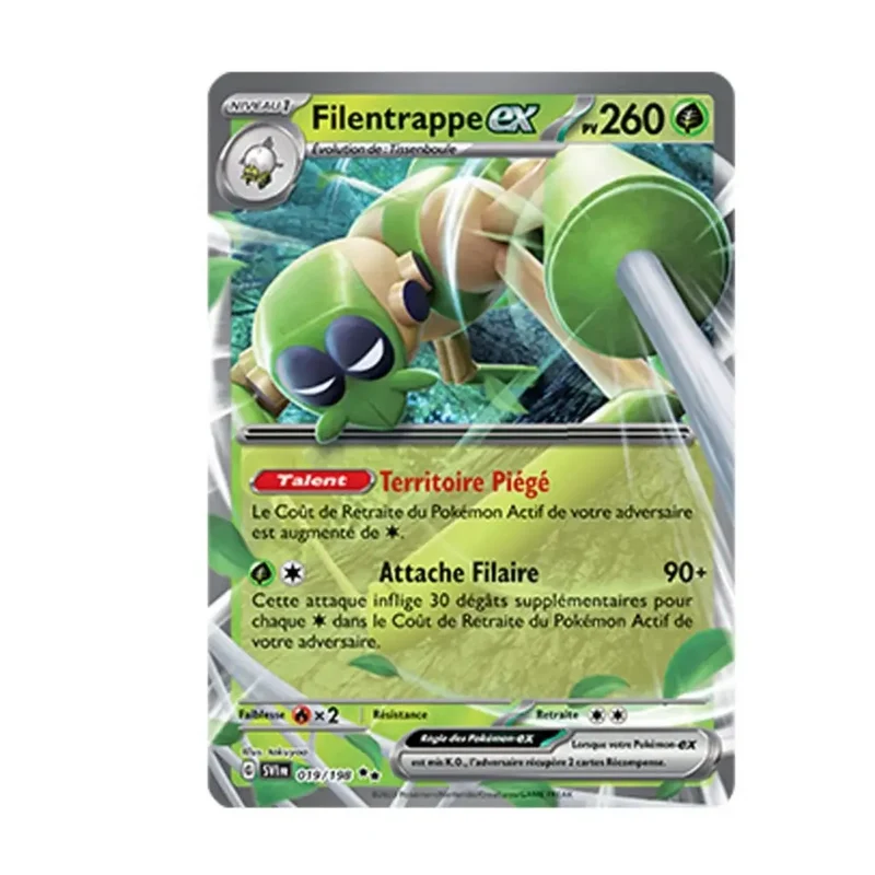 Ultra - Pokemon - Écarlate et Violet de Base - Filentrappe ex 19/198