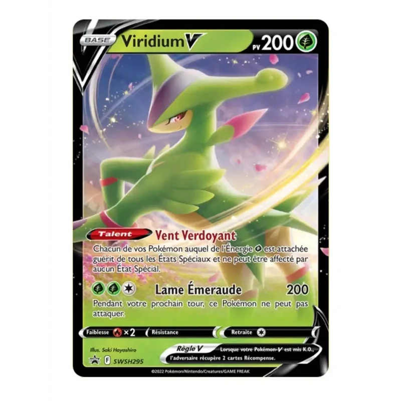 Pokemon - Épée et Bouclier Promo - Viridium V SWSH295