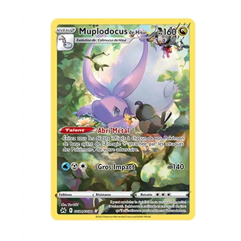 Ultra - Pokemon - Zénith Suprême - Muplodocus de Hisui GG21/GG70