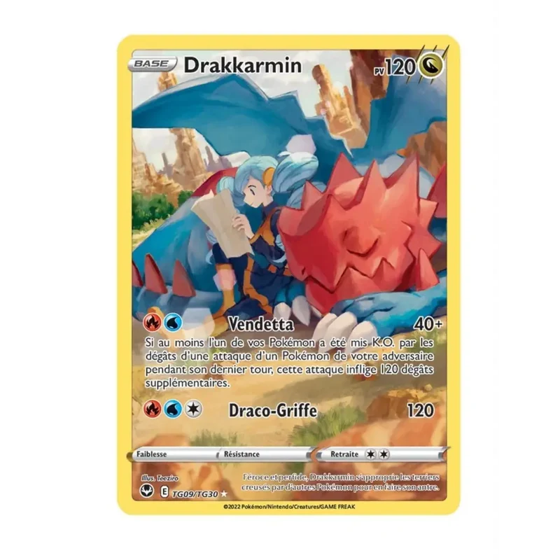 Ultra - Pokemon - Tempête Argentée - Drakkarmin TG09/TG30