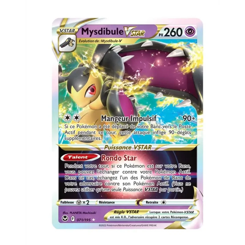 Ultra - Pokemon - Tempête Argentée - Mysdibule VSTAR 71/195