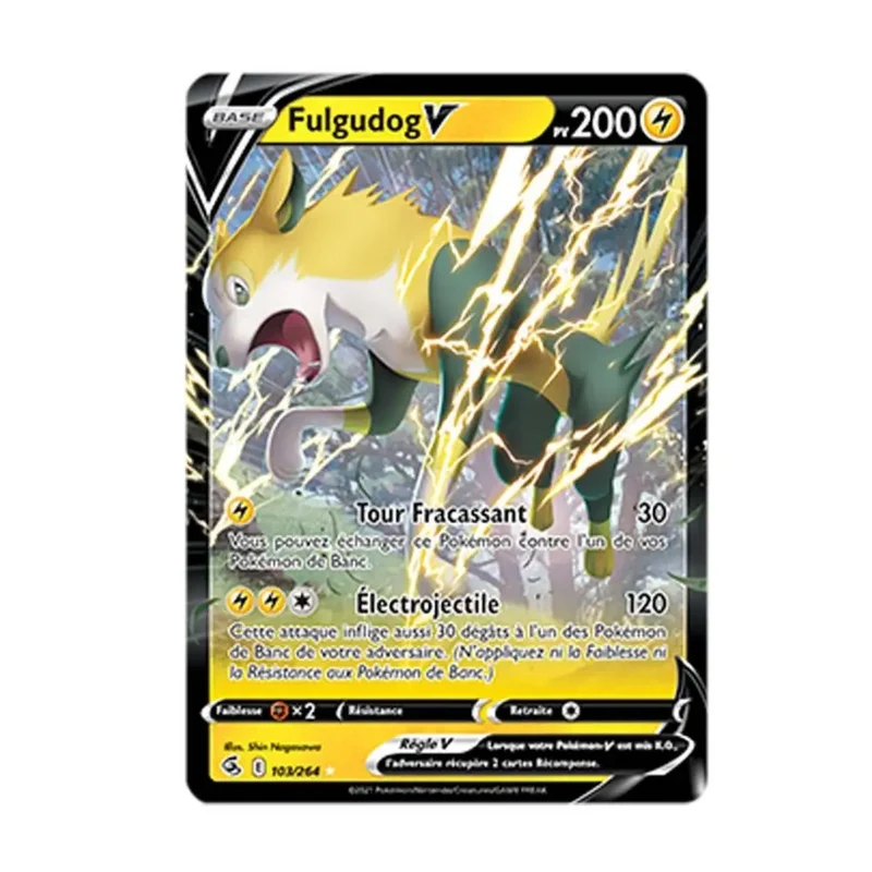 Ultra - Pokemon - Poing de Fusion - Fulgudog V 103/264