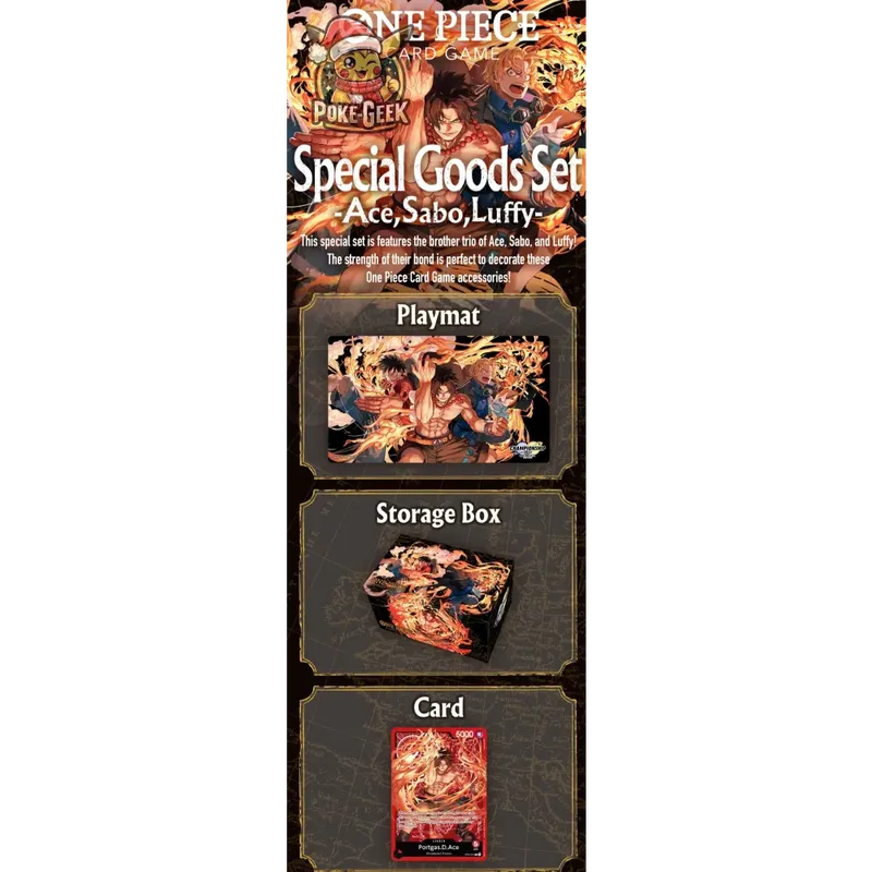 Special Goods Set One Piece Card Game – Ace, Sabo & Luffy – Anglais