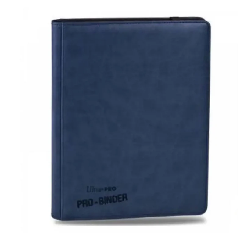 Portfolio Ultra Pro - Premium Pro-binder - 360 cases - Simili Cuir Bleu Foncé