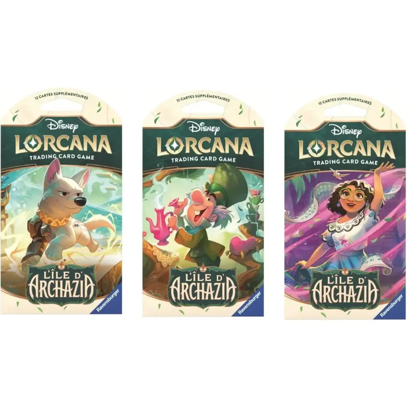 Disney Lorcana - Booster Blister Cartonné (Chapitre 7 : L'Île d'Archazia) FR