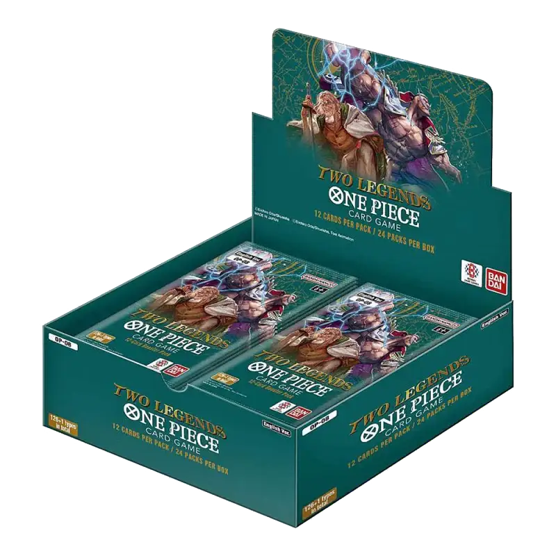 Display One Piece Card Game – Two Legends OP-08 Version Anglaise