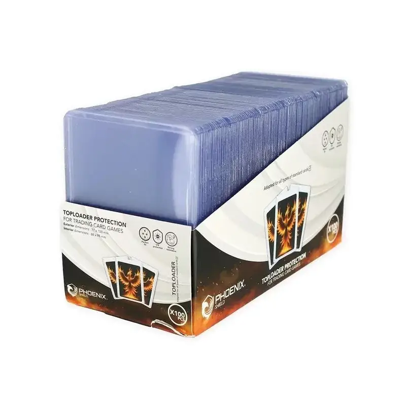 Toploader Regular - Protection PHOENIX SHIELD ( Paquet de 100 )