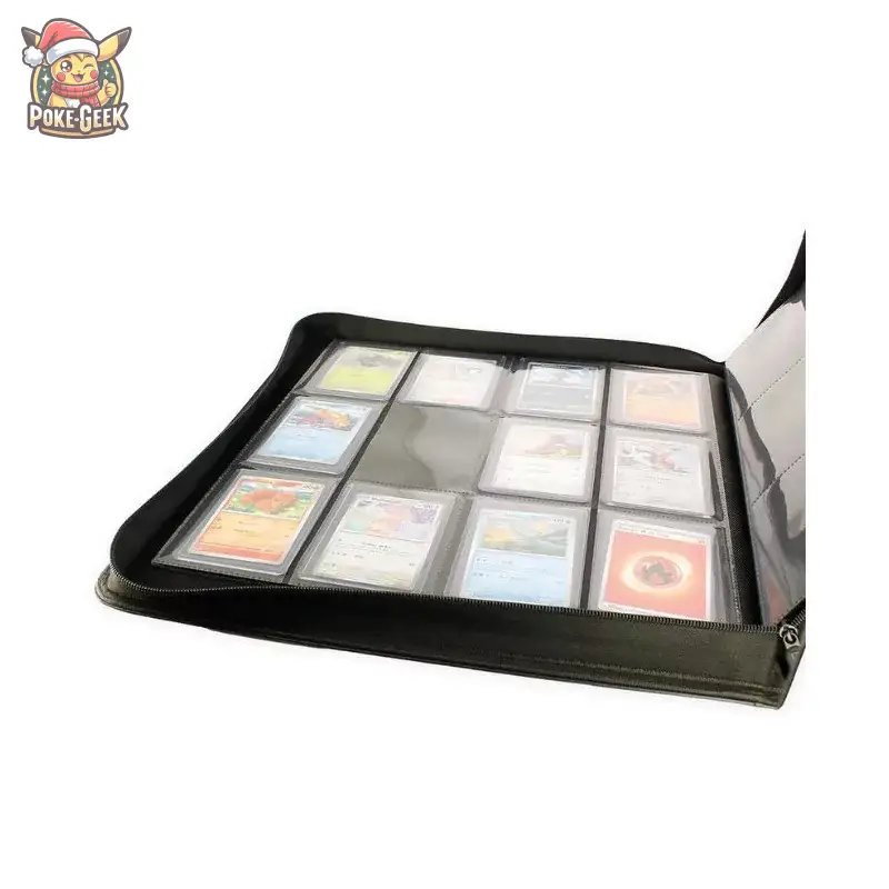 Album Phoenix Shield Binder Deluxe – 480 Cartes Pokémon | Rangement Toploader 12 Pochettes