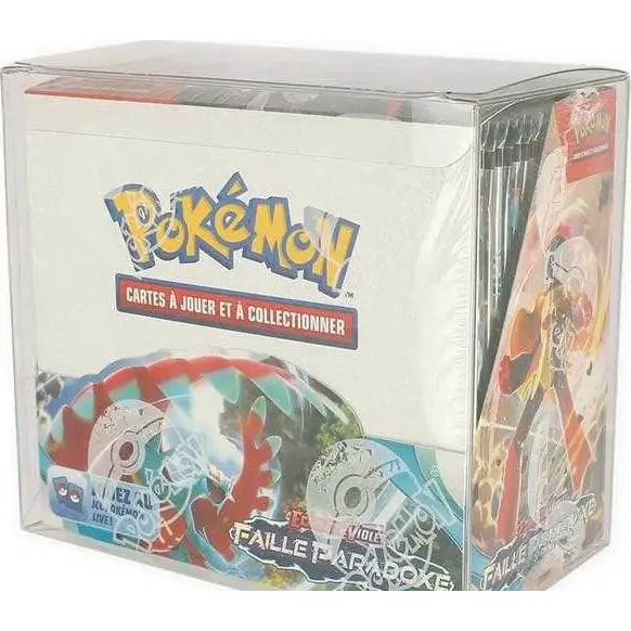 Phoenix Shield – Lot de 5 Protections PVC Clear Case pour Display Pokémon