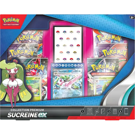 Pokémon JCC Coffret Collection Premium Sucreine-EX (6 boosters) FR