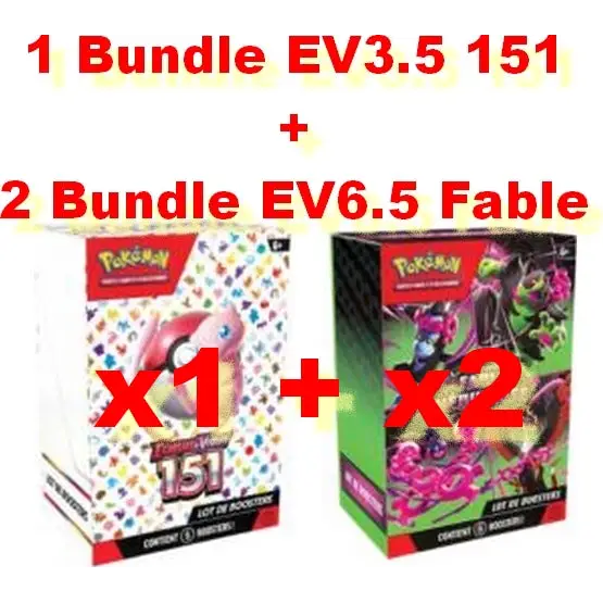 Pack 1 Bundle 151 + 2 Bundles Fable Nébuleuse - FR
