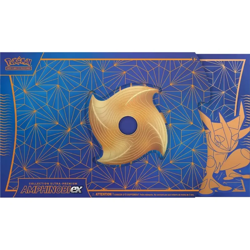 Coffret Ultra Premium Pokémon Amphinobi EX – 16 Boosters + Tapis – FR