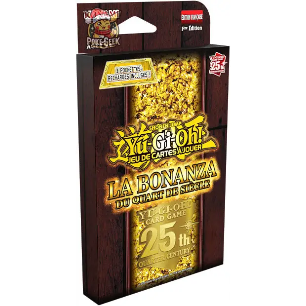 Pack 3 Boosters Yu-Gi-Oh! La Bonanza du Quart de Siècle (Blister) – Français
