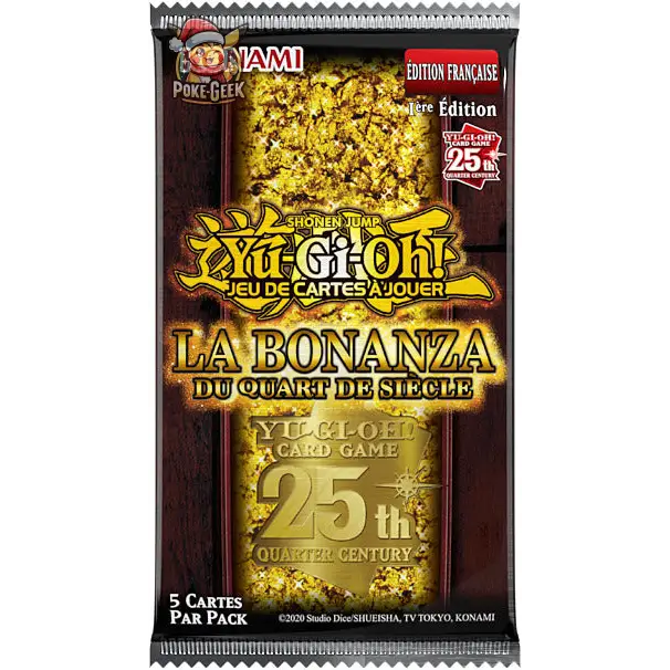 Display Yu-Gi-Oh! La Bonanza du Quart de Siècle – 24 Boosters – Français